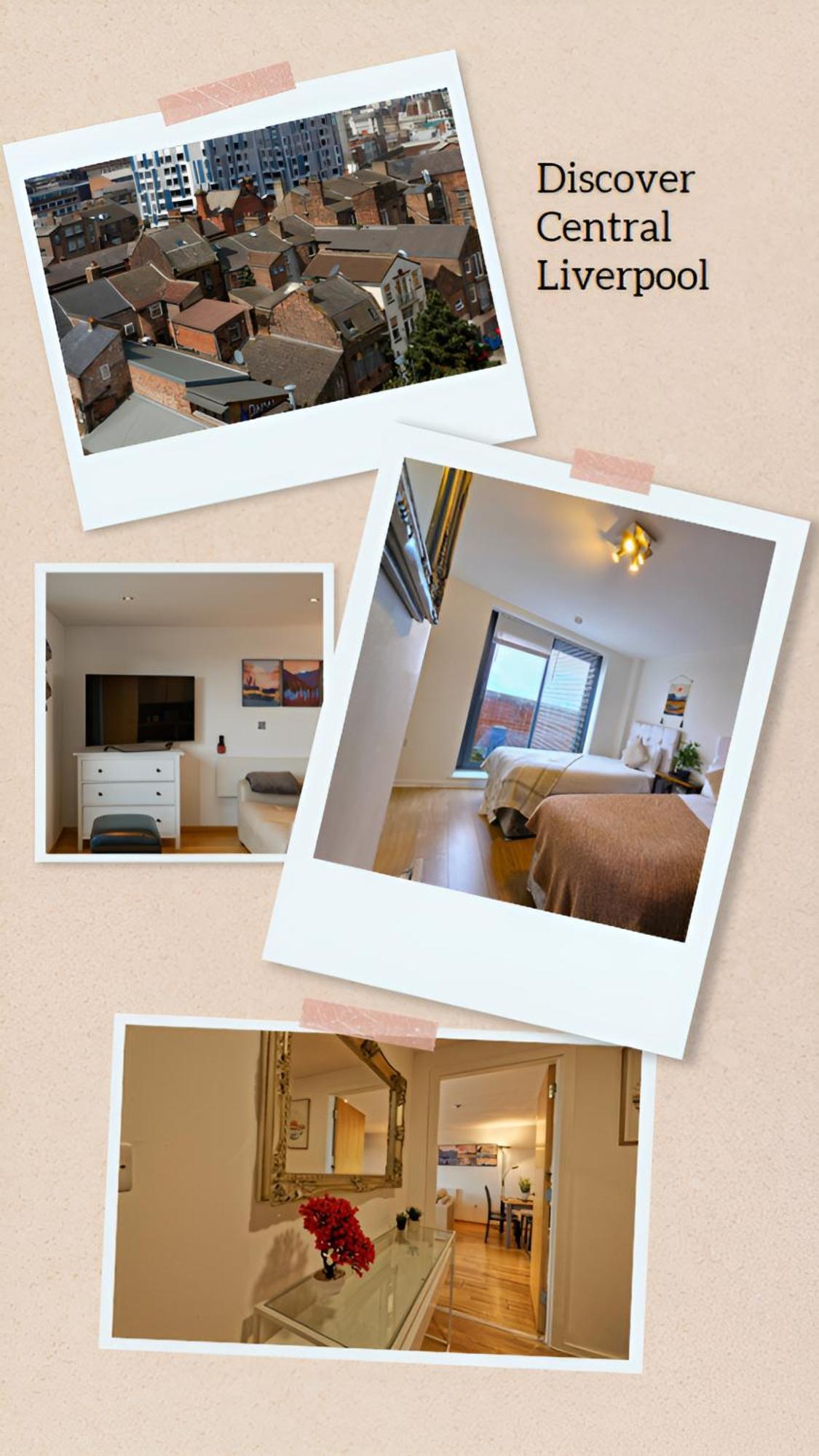 Sidemersey Livings- Convenient 1-Bedroom Flat With A View, Central Liverpool Extérieur photo